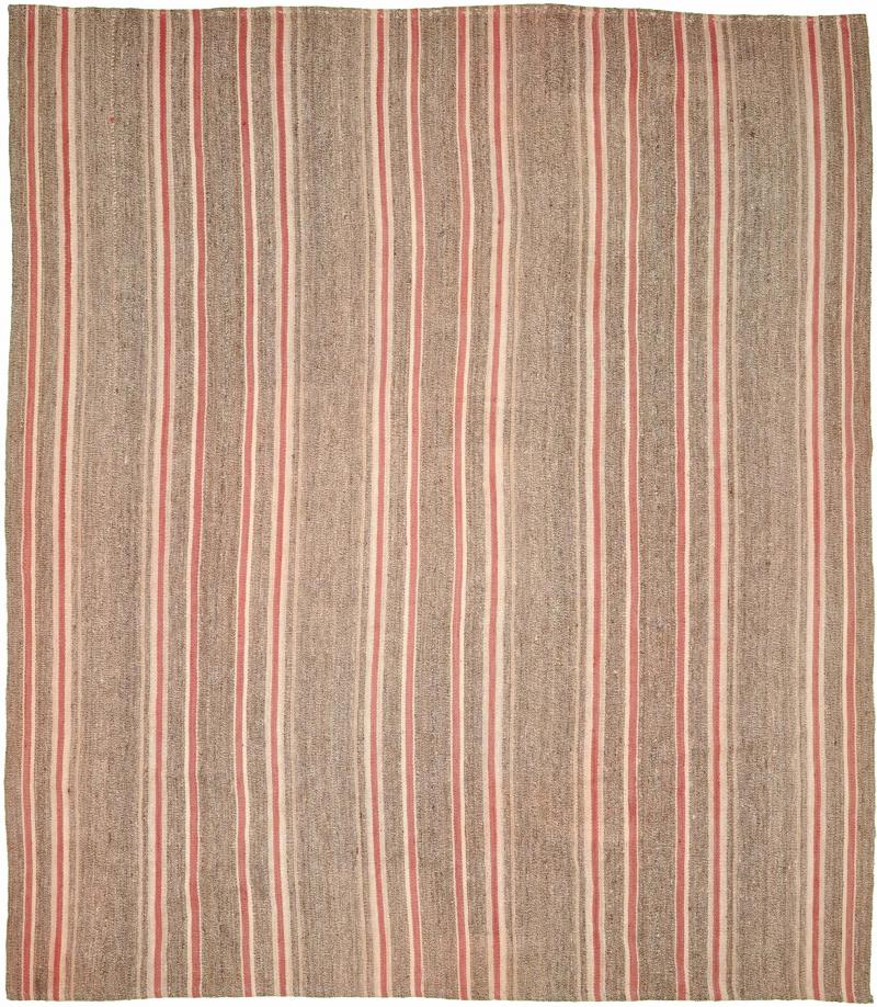 Alfombra persa Kilim Fars Mazandaran Antiguo 234x207 234x207, Alfombra persa Tejido a mano