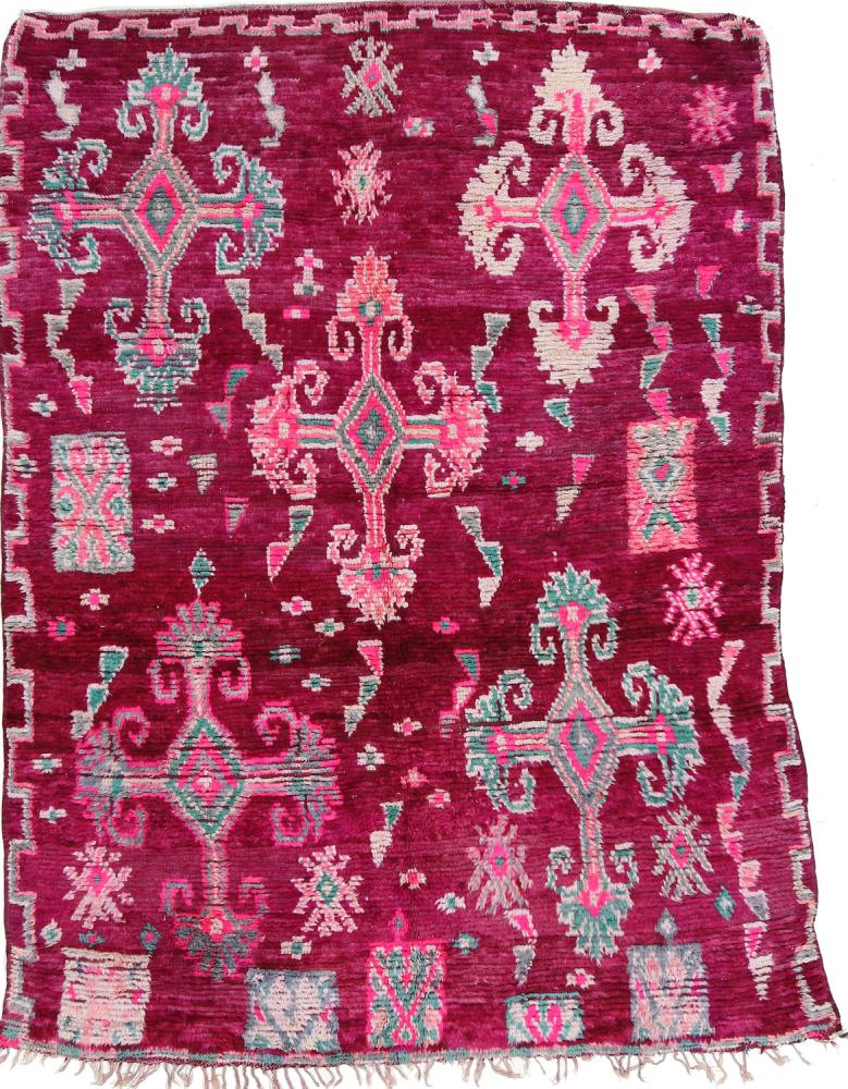 Marokkanischer Teppich Berber Maroccan Vintage 241x174 241x174, Perserteppich Handgeknüpft