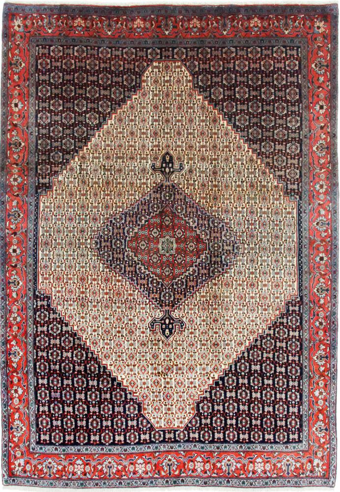 Persian Rug Senneh 9'6"x6'8" 9'6"x6'8", Persian Rug Knotted by hand