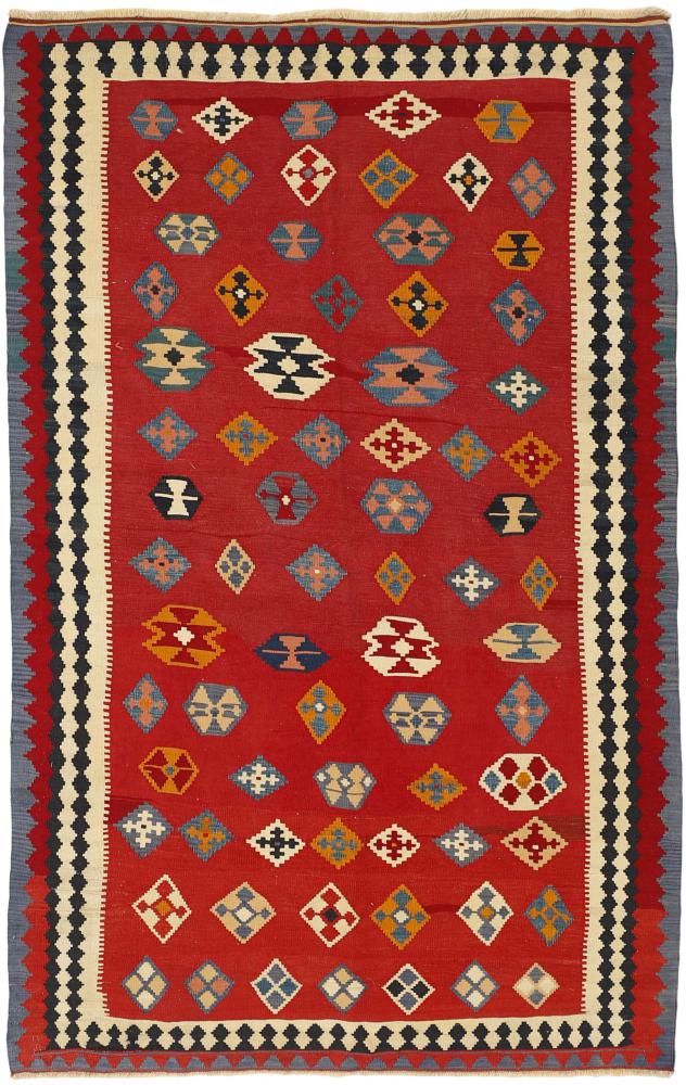  ペルシャ絨毯 キリム Fars 245x153 245x153,  ペルシャ絨毯 手織り