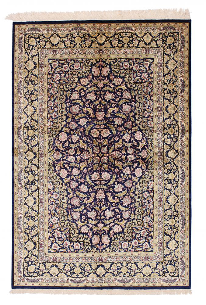 Perzisch tapijt Qum Zijde 196x131 196x131, Perzisch tapijt Handgeknoopte