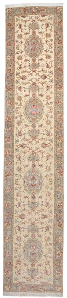 Tapis persan Tabriz 50Raj 416x87 416x87, Tapis persan Noué à la main