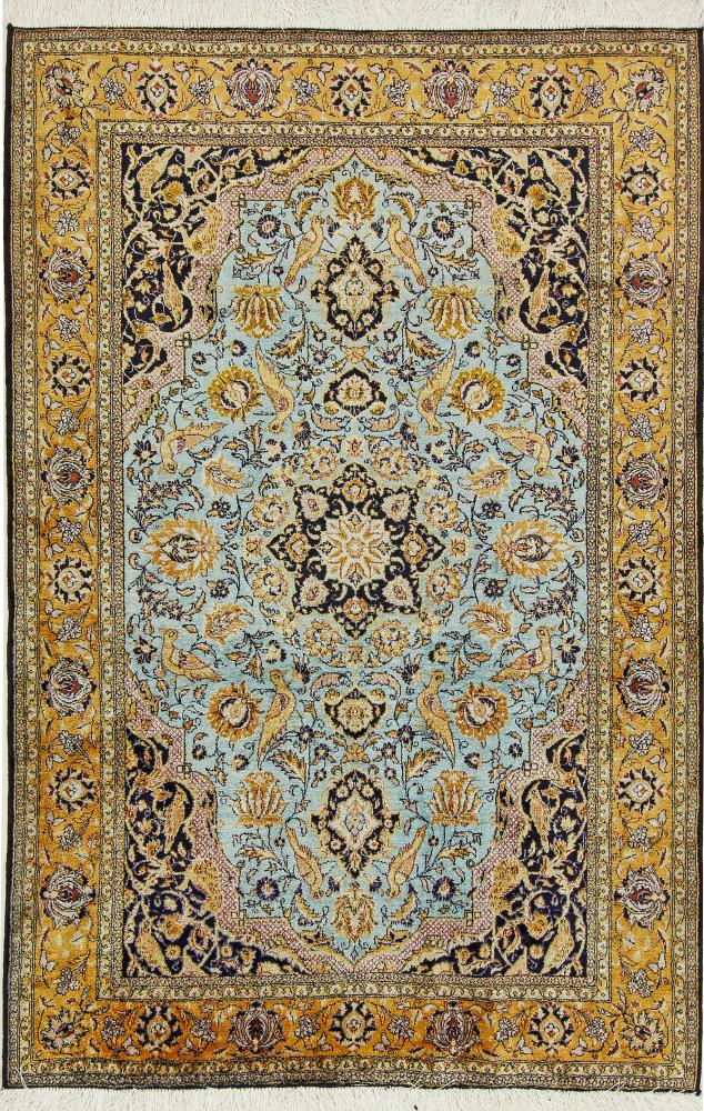 taart Voorbijgaand Sceptisch Qum Zijde 146x108 ID127731 | NainTrading: Oosterse tapijten in 150x100