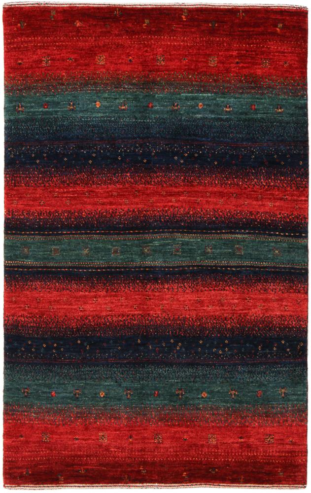  ペルシャ絨毯 ペルシャ ギャッベ ペルシャ ロリbaft Nowbaft 4'0"x2'7" 4'0"x2'7",  ペルシャ絨毯 手織り