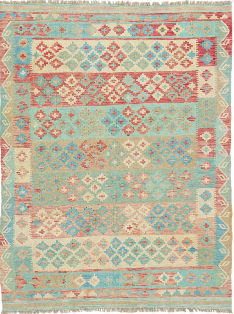 Afghanischer Teppich Kelim Afghan Heritage 196x148 196x148, Perserteppich Handgewebt