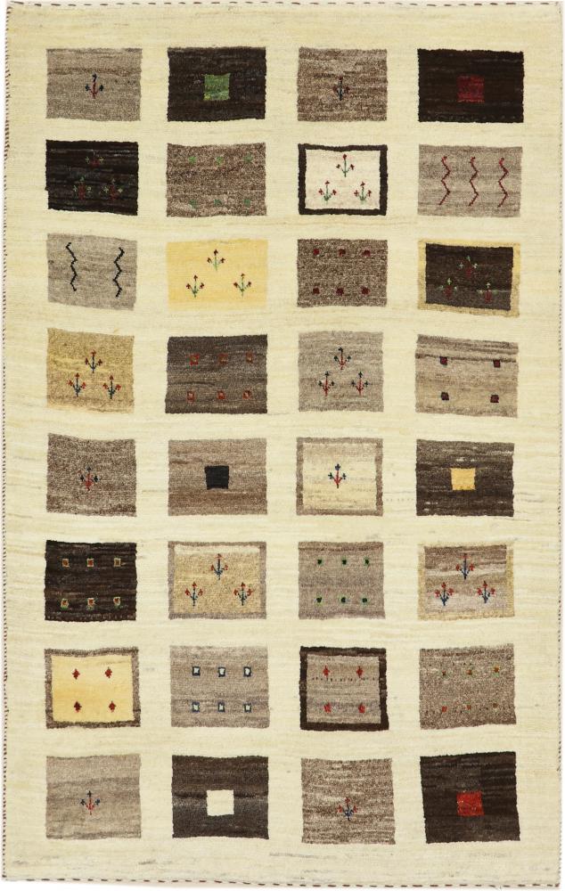 Perzsa szőnyeg Perzsa Gabbeh Loribaft Nature 4'9"x3'0" 4'9"x3'0", Perzsa szőnyeg Kézzel csomózva