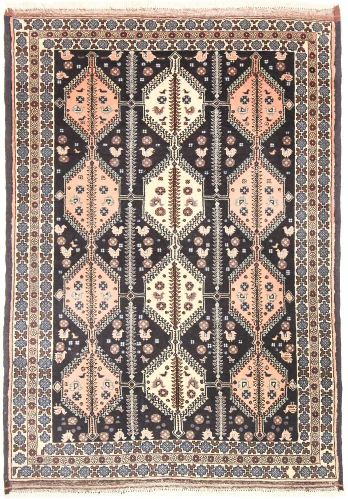 Persian Rug Ghutschan 5'5"x3'11" 5'5"x3'11", Persian Rug Knotted by hand