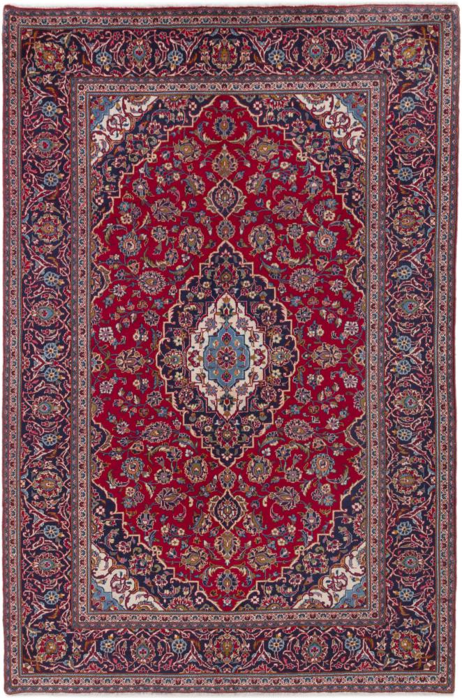 Persian Rug Keshan 9'6"x6'5" 9'6"x6'5", Persian Rug Knotted by hand