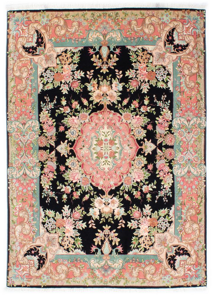 Persialainen matto Tabriz 50Raj Silkkiloimi 207x151 207x151, Persialainen matto Solmittu käsin