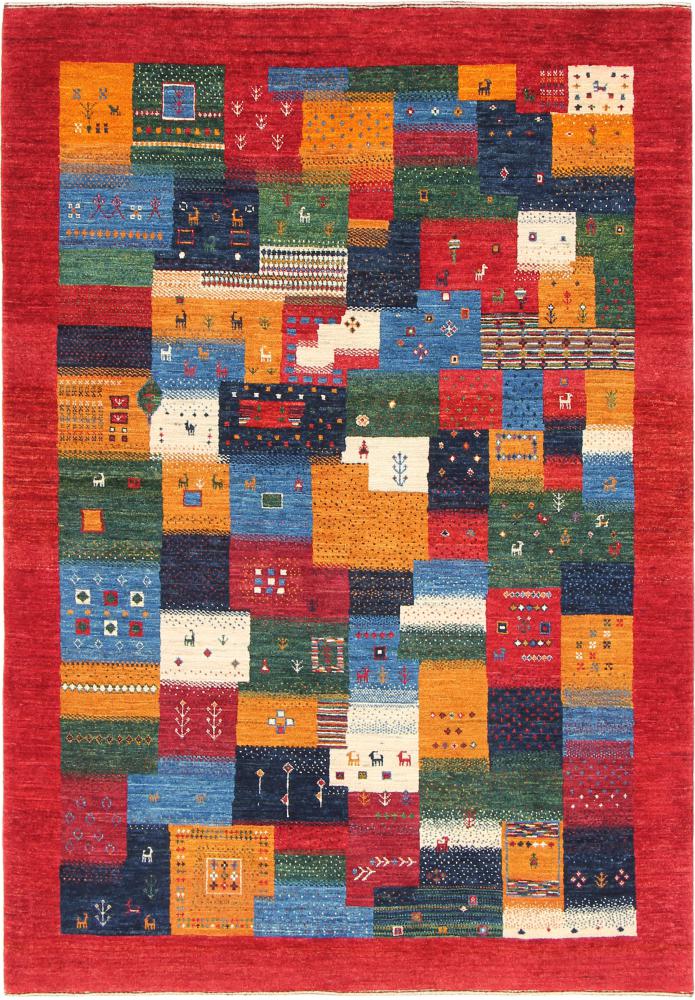 Perzisch tapijt Perzisch Gabbeh Loribaft Nowbaft 6'0"x4'3" 6'0"x4'3", Perzisch tapijt Handgeknoopte