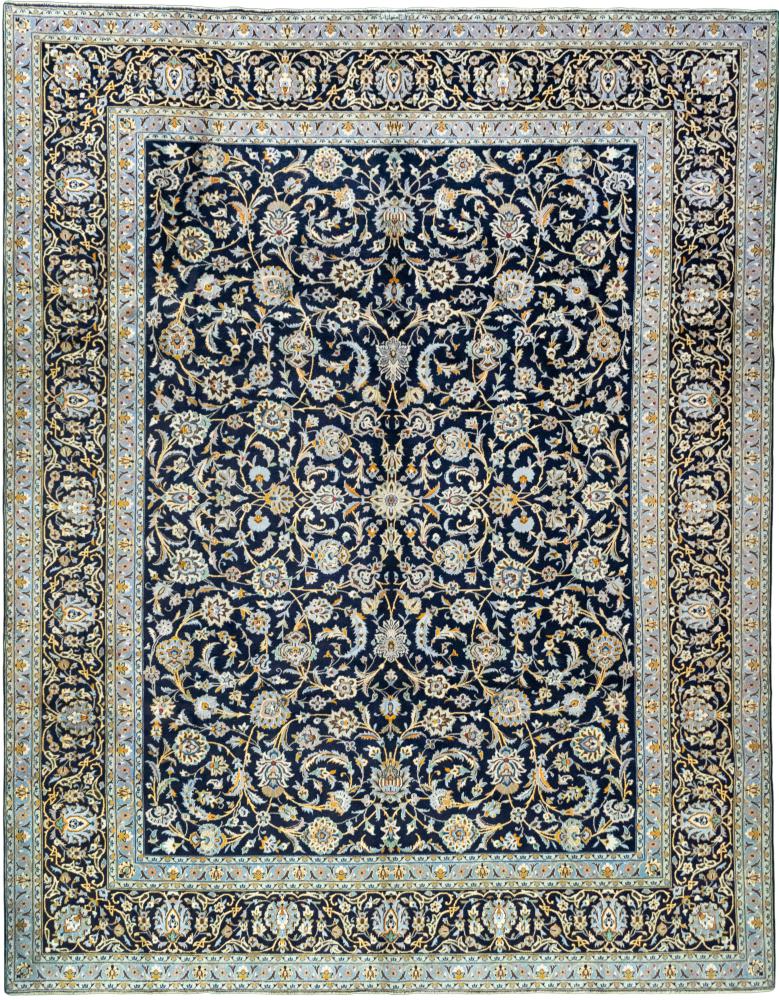Persian Rug Keshan 13'0"x10'2" 13'0"x10'2", Persian Rug Knotted by hand