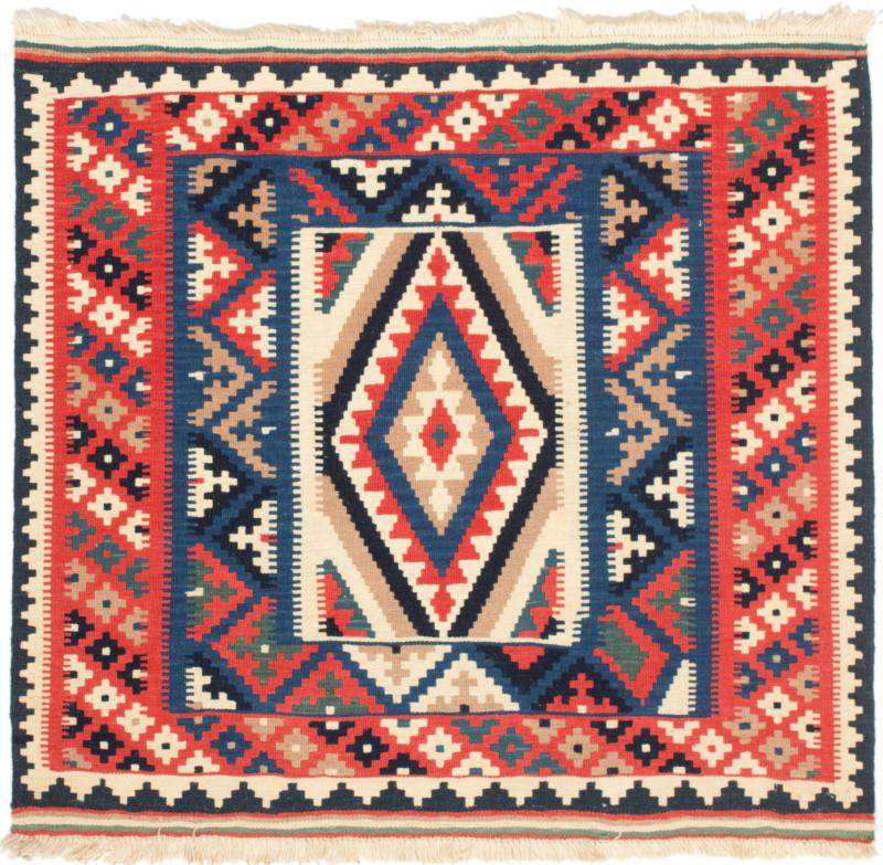 Persian Rug Kilim Fars 105x99 105x99, Persian Rug Woven by hand