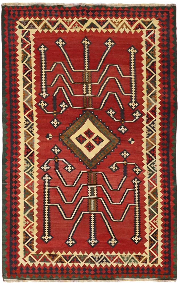 Persisk matta Kilim Fars 261x166 261x166, Persisk matta handvävd 