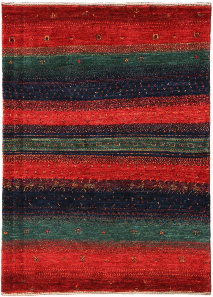 Persian Rug Persian Gabbeh Loribaft Nowbaft 116x81 116x81, Persian Rug Knotted by hand