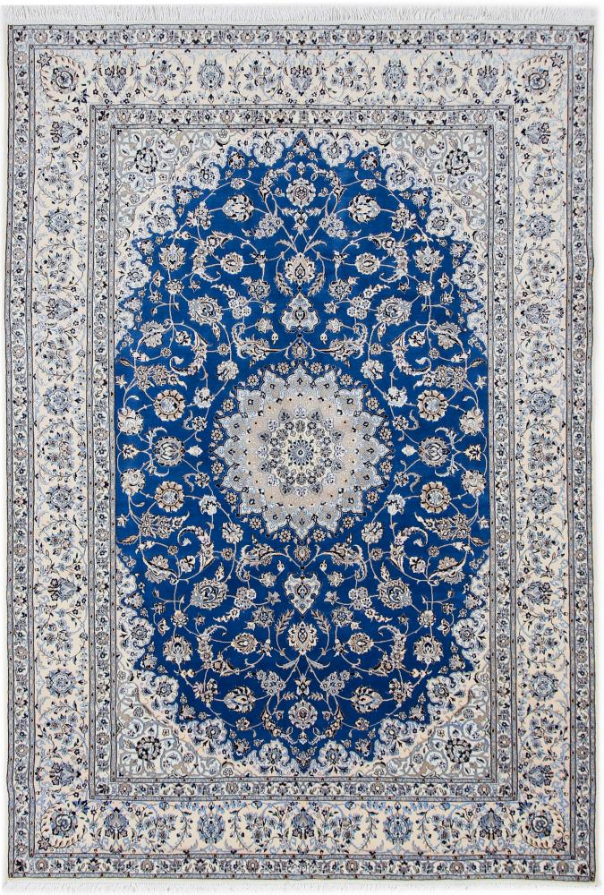 Persian Rug Nain 6La 10'1"x6'11" 10'1"x6'11", Persian Rug Knotted by hand