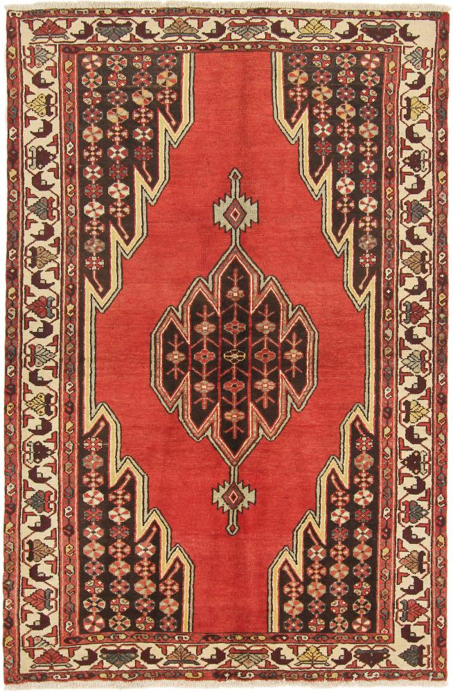 Tapis persan Saveh 199x131 199x131, Tapis persan Noué à la main