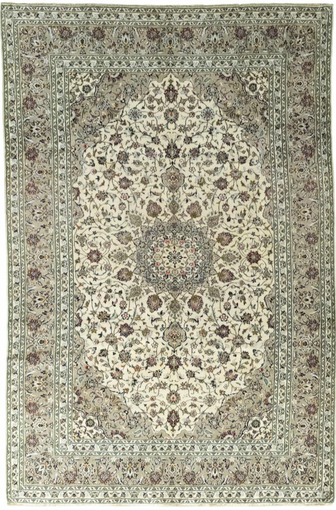 Tapis persan Kashan 299x197 299x197, Tapis persan Noué à la main