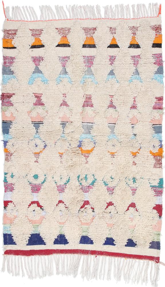 Marokkaans tapijt Berbers Maroccan Beni Ourain 155x104 155x104, Perzisch tapijt Handgeknoopte