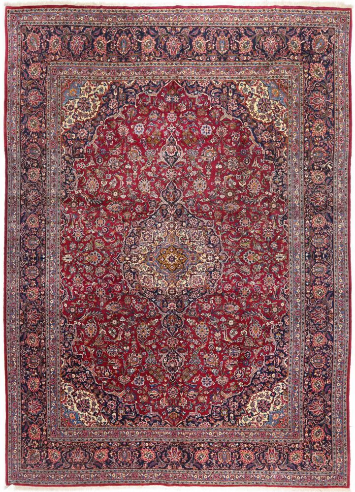 Tapis persan Kashan Antique 418x299 418x299, Tapis persan Noué à la main