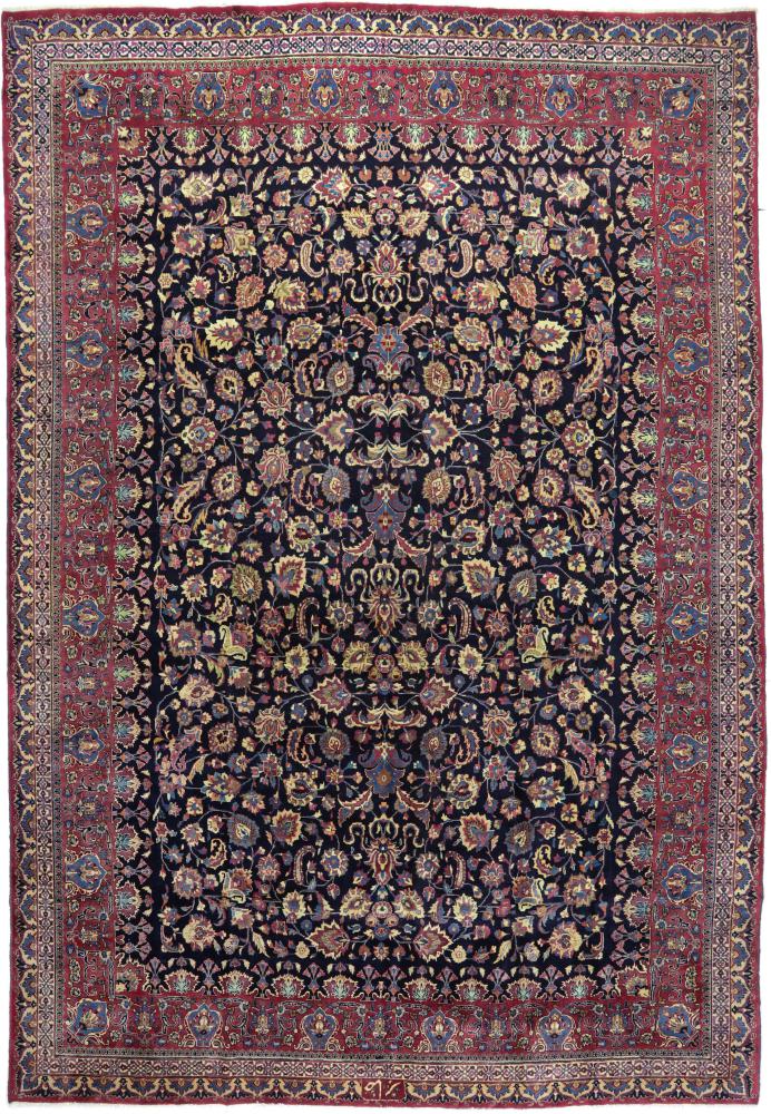 Persian Rug Mashhad Antique 16'4"x11'0" 16'4"x11'0", Persian Rug Knotted by hand