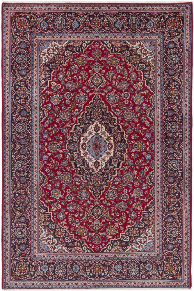 Tapis persan Kashan 300x200 300x200, Tapis persan Noué à la main