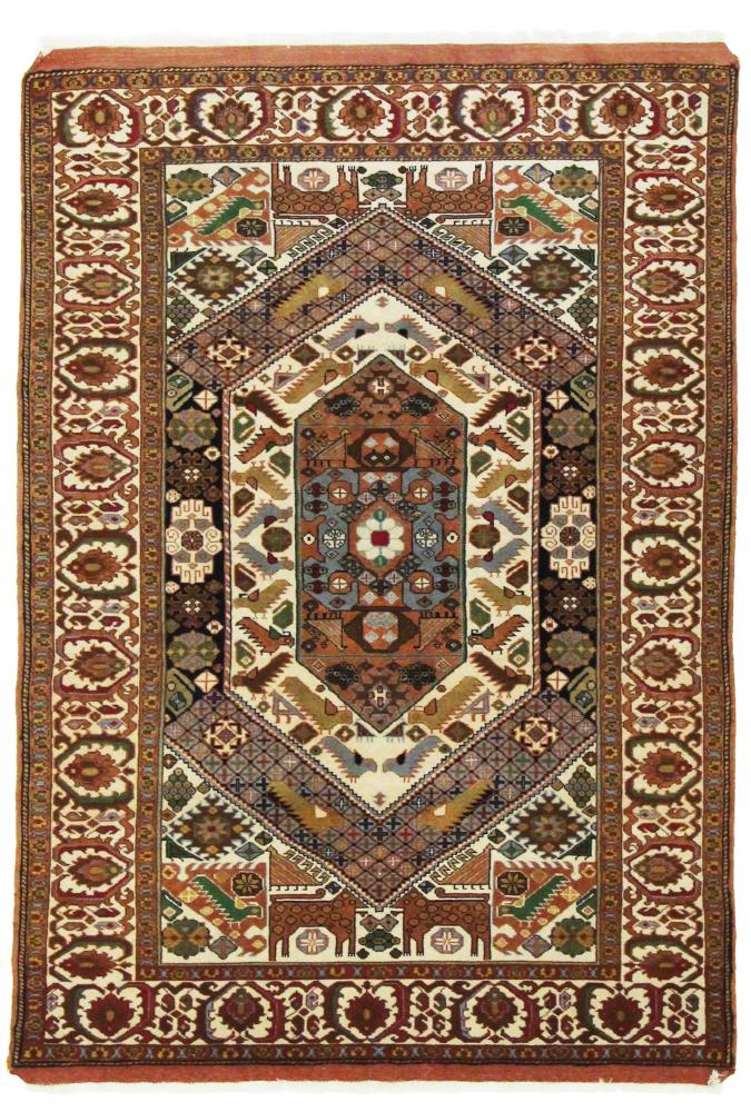 Persian Rug Ghutschan 6'0"x3'11" 6'0"x3'11", Persian Rug Knotted by hand