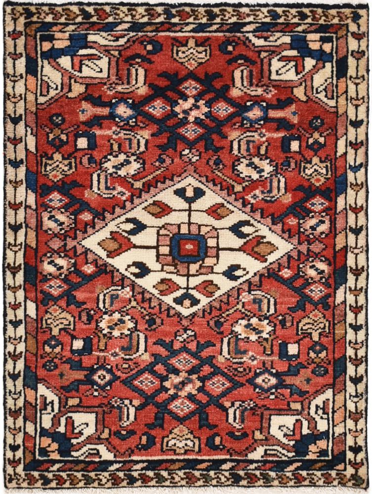 Persian Rug Hamadan 76x57 76x57, Persian Rug Knotted by hand