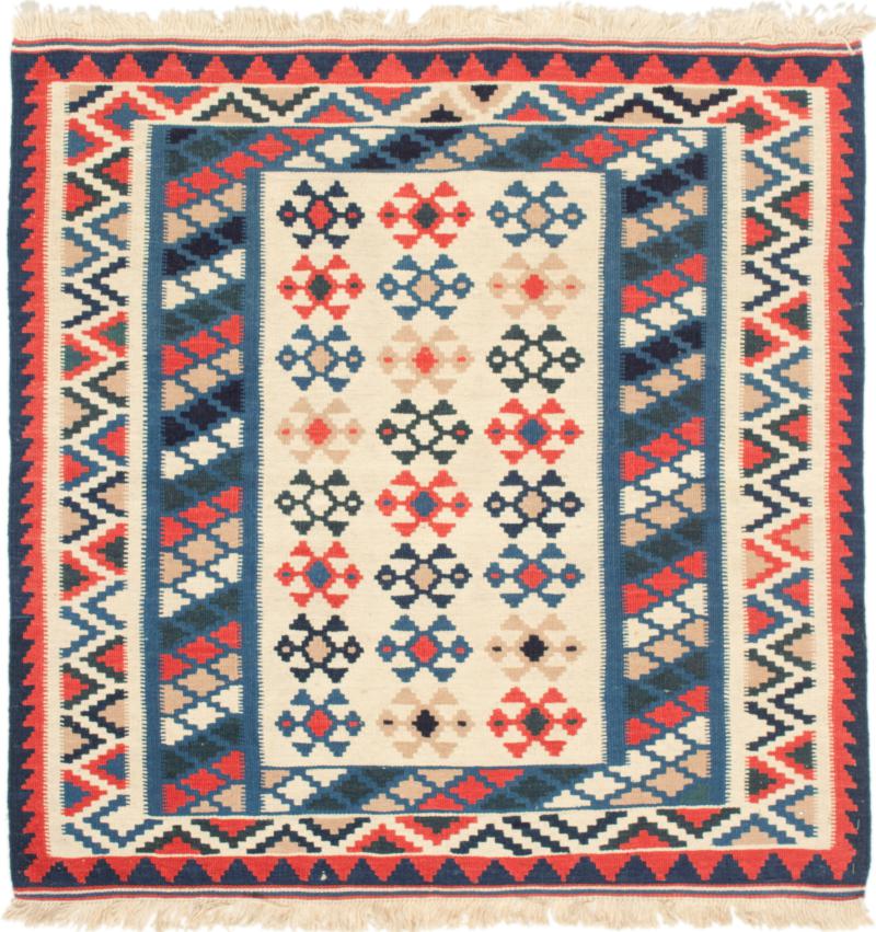 Tappeto persiano Kilim Fars 102x99 102x99, Tappeto persiano Tessuto a mano