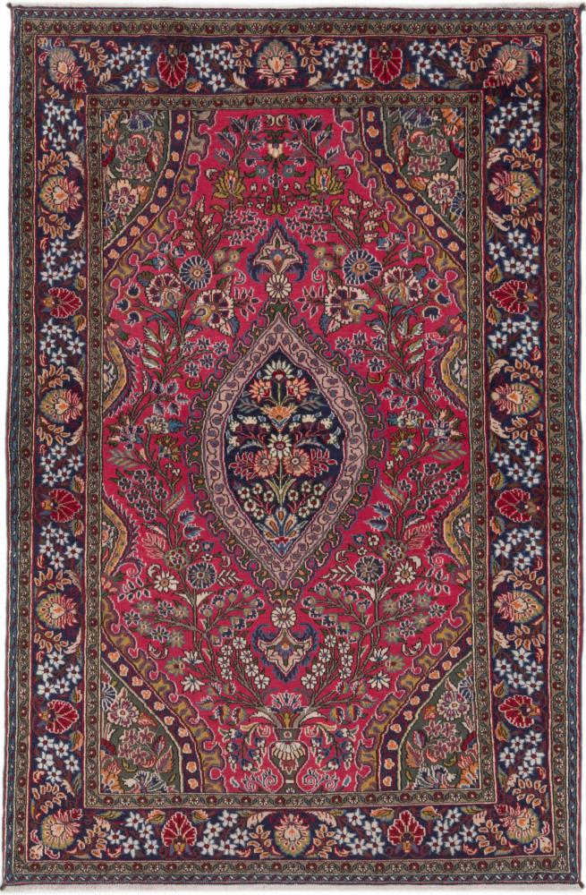 Persian Rug Tabriz 6'11"x4'7" 6'11"x4'7", Persian Rug Knotted by hand