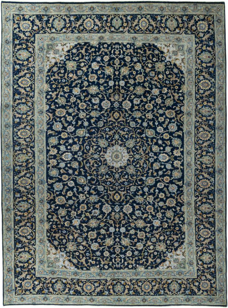 Persian Rug Keshan 13'1"x9'8" 13'1"x9'8", Persian Rug Knotted by hand