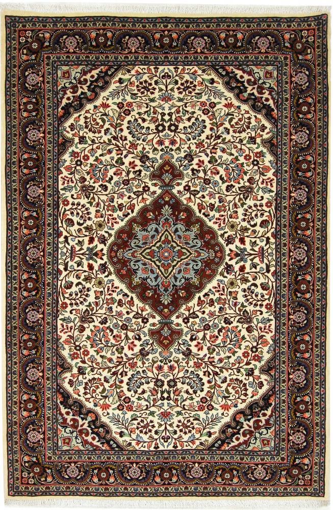 Persisk tæppe Bidjar 215x141 215x141, Persisk tæppe Knyttet i hånden