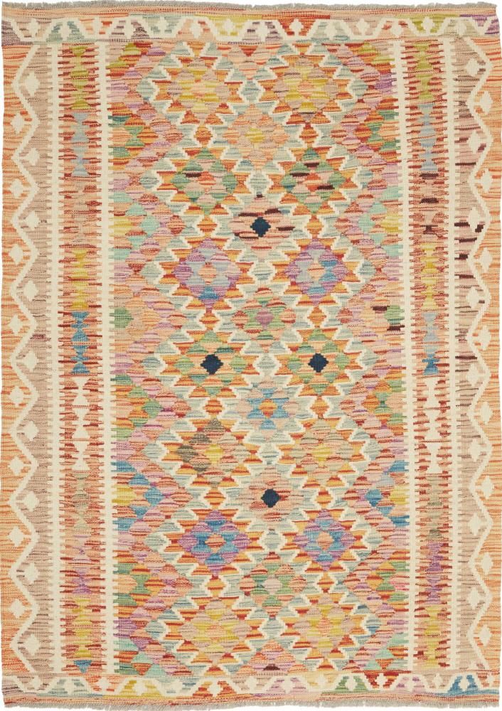 Dywan afgański Kilim Afghan 169x124 169x124, Dywan perski Ręcznie tkane