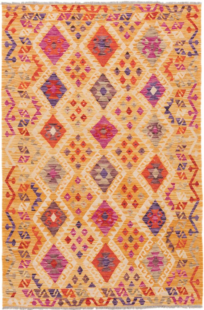 Alfombra afgana Kilim Afghan 185x124 185x124, Alfombra persa Tejido a mano