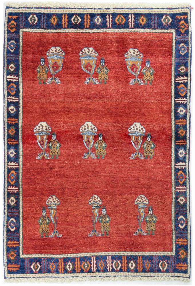 Perzsa szőnyeg Perzsa Gabbeh Loribaft 4'11"x3'5" 4'11"x3'5", Perzsa szőnyeg Kézzel csomózva