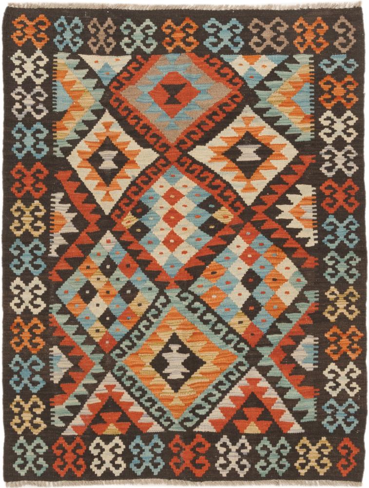 Alfombra afgana Kilim Afghan 133x108 133x108, Alfombra persa Tejido a mano