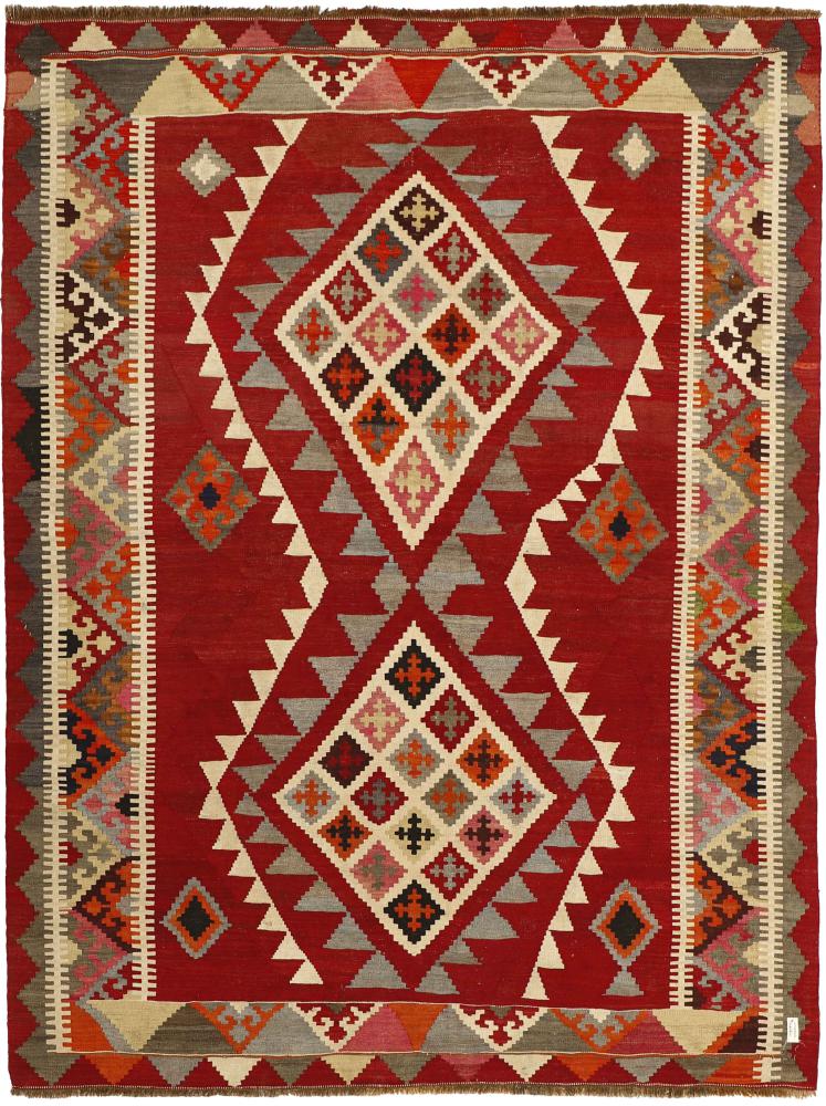  ペルシャ絨毯 キリム Fars 226x173 226x173,  ペルシャ絨毯 手織り