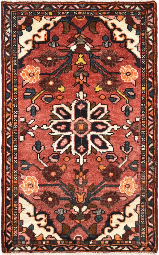 Persian Rug Hamadan 93x58 93x58, Persian Rug Knotted by hand