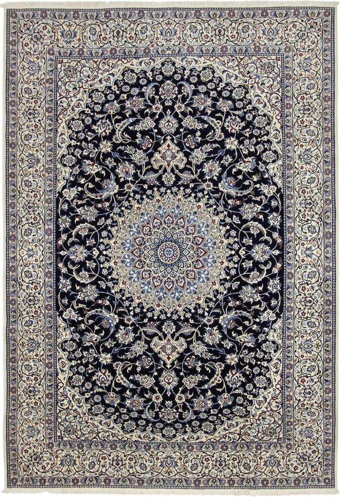 Tapis persan Naïn 9La 10'0"x6'10" 10'0"x6'10", Tapis persan Noué à la main