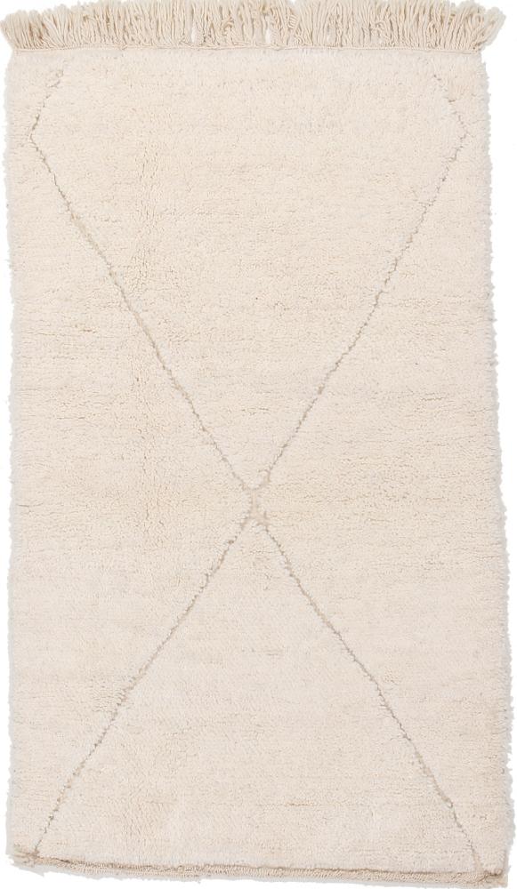 Tapis marocain Berber Maroccan Beni Ourain 159x94 159x94, Tapis persan Noué à la main