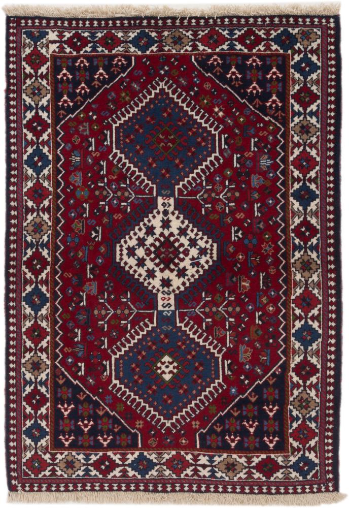 Persisk tæppe Yalameh 143x100 143x100, Persisk tæppe Knyttet i hånden