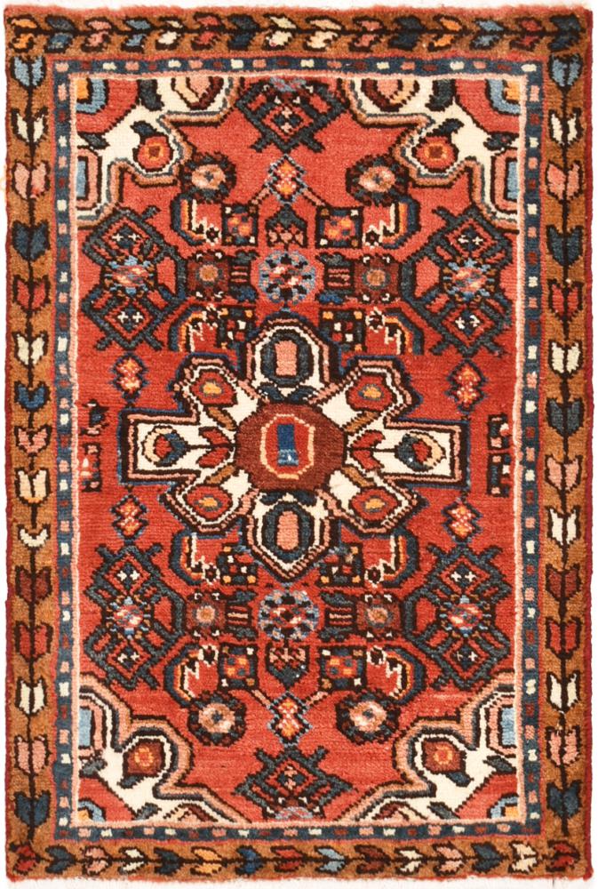 Persian Rug Hamadan 74x49 74x49, Persian Rug Knotted by hand