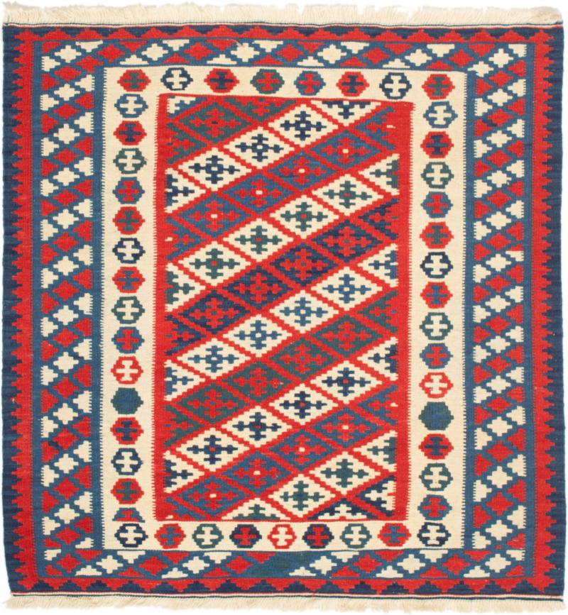 Tapete persa Kilim Fars 103x101 103x101, Tapete persa Tecido à mão