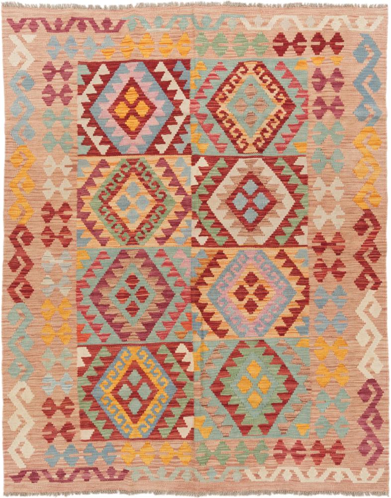 Tapis afghan Kilim Afghan 193x152 193x152, Tapis persan Tissé à la main