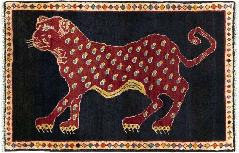 Perzisch tapijt Perzisch Gabbeh Alt 4'2"x2'9" 4'2"x2'9", Perzisch tapijt Handgeknoopte