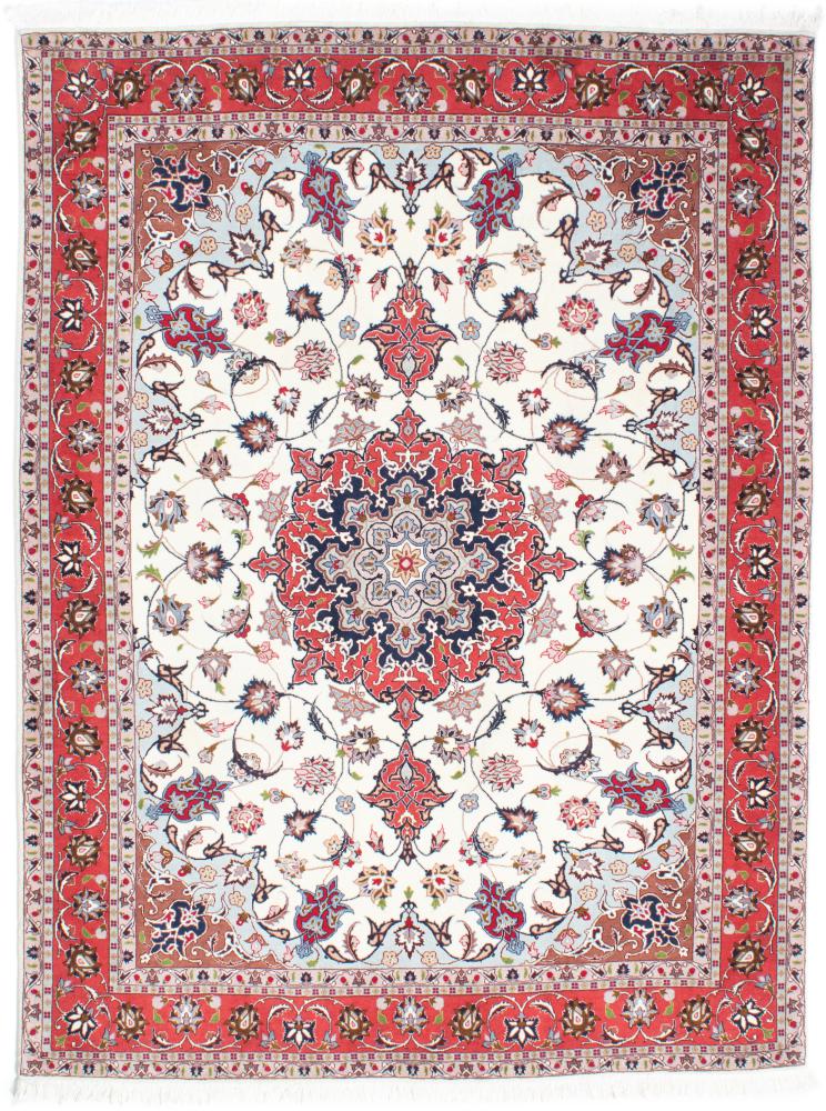 Persian Rug Tabriz 50Raj 6'7"x5'0" 6'7"x5'0", Persian Rug Knotted by hand