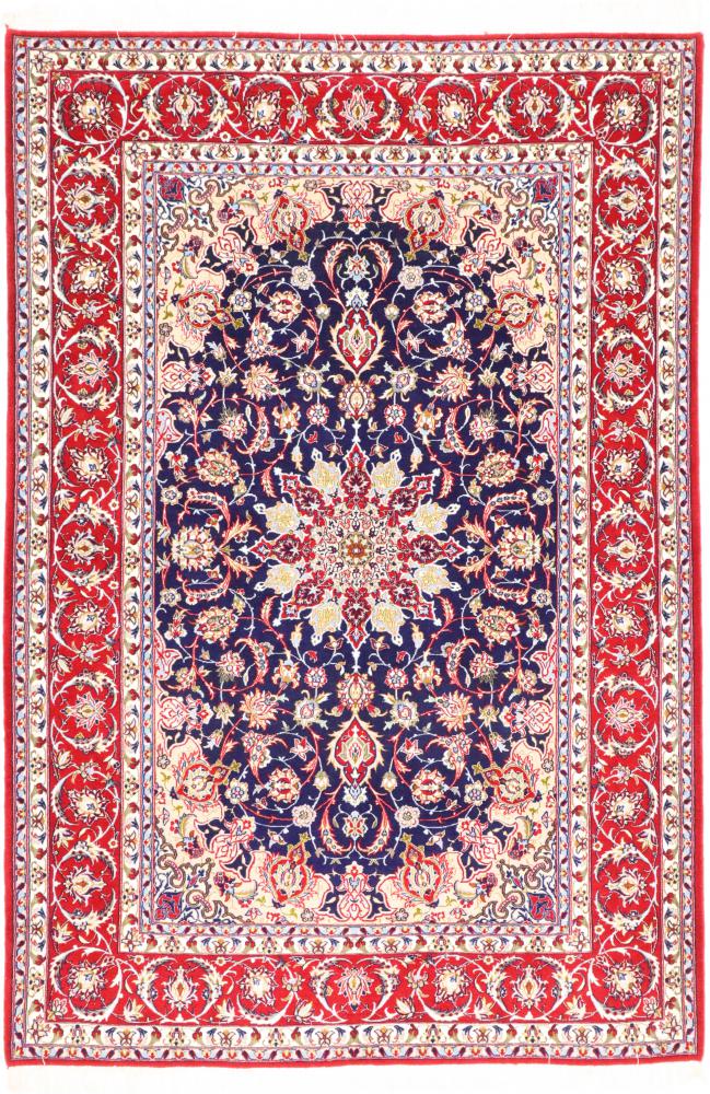 Covor persan Isfahan Urzeală de Mătase 234x161 234x161, Covor persan Lucrate de mână