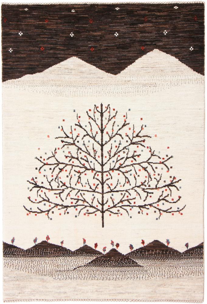 Perzisch tapijt Perzisch Gabbeh Loribaft Nowbaft 4'11"x3'4" 4'11"x3'4", Perzisch tapijt Handgeknoopte