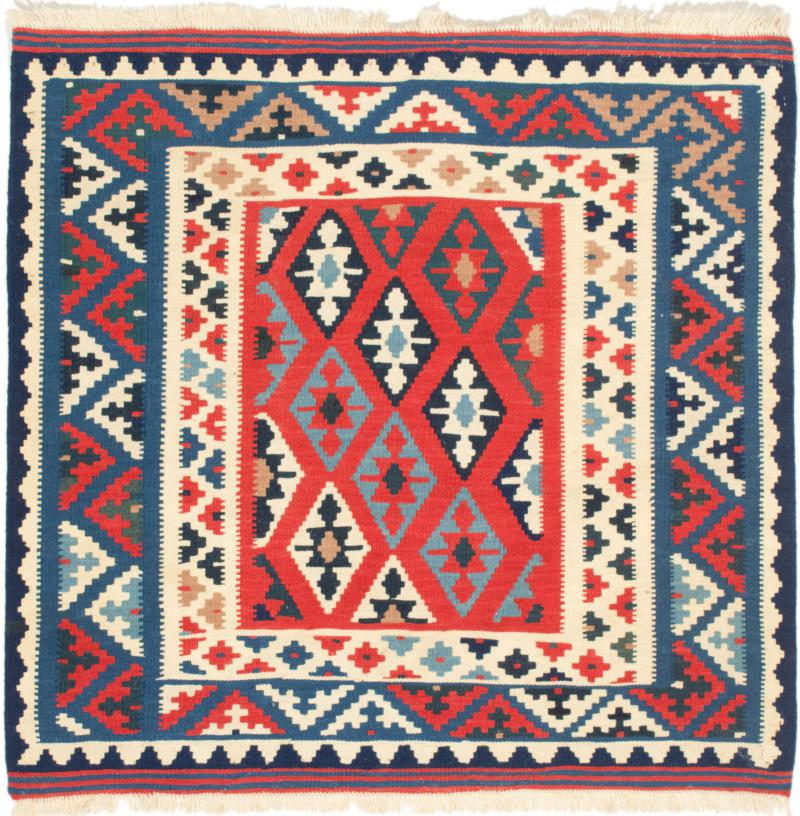 Persisk matta Kilim Fars 103x101 103x101, Persisk matta handvävd 
