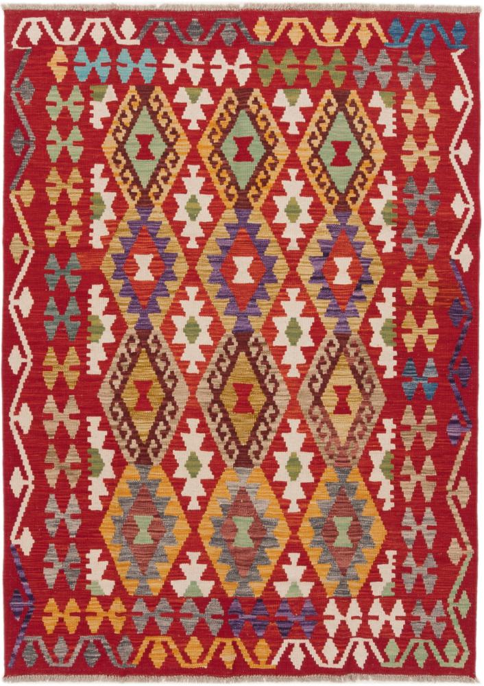 Afghansk tæppe Kelim Afghan 183x130 183x130, Persisk tæppe Håndvævet