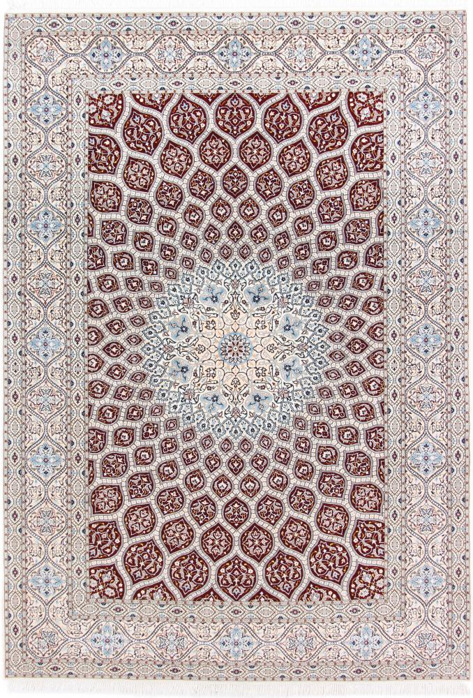 Persialainen matto Nain 6La 9'10"x6'11" 9'10"x6'11", Persialainen matto Solmittu käsin